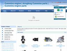 Tablet Screenshot of cumminsdongfeng.com